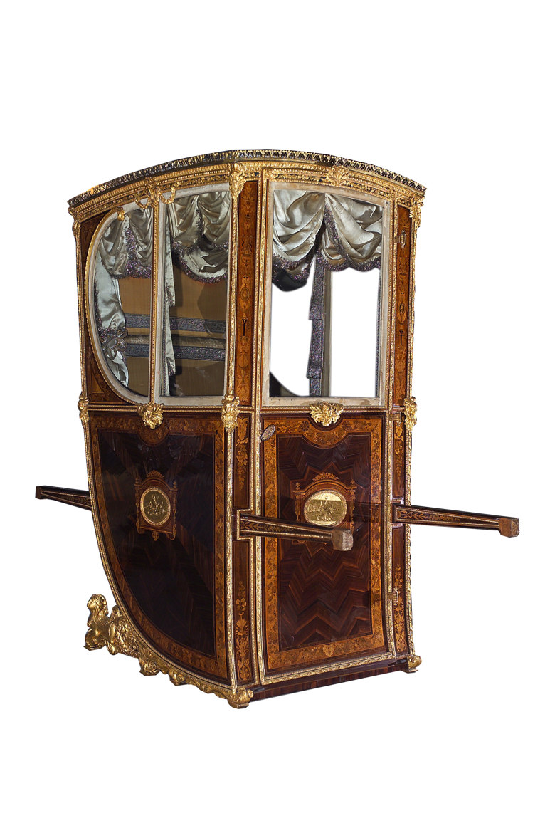 Silla de manos de María Luisa de Parma, reina de España