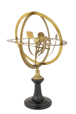 Esfera armilar, 1875-1900, 00682674, Patrimonio Nacional. Foto: Mario Sedeño