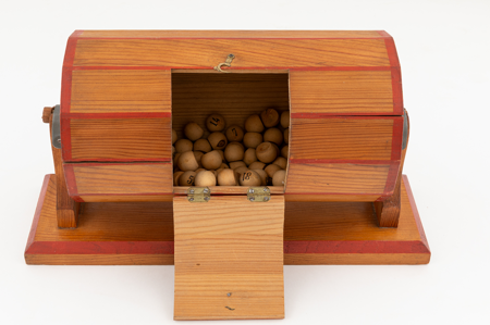 Bombo de lotería, 1900-1930, 10114147, Patrimonio Nacional. Foto: Héctor Pérez