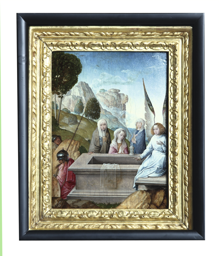 Las tres Marías contemplando el sepulcro vacío