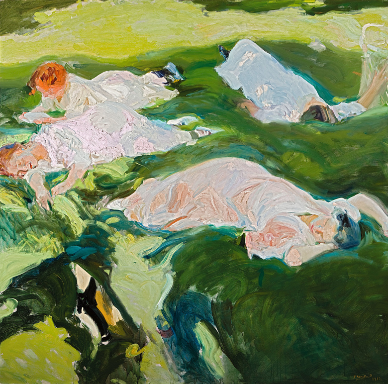 Imagen sobre: La siesta
