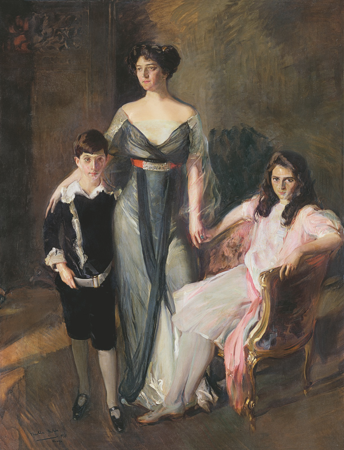 La señora de Ira Nelson Morris y sus hijos, 1911, The Hispanic Society of America, ©The Hispanic Society of America