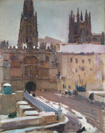 Arco y puerta de Santa María, Burgos, 1910, The Hispanic Society of America, ©The Hispanic Society of America