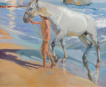 El baño del caballo, 1909, Museo Sorolla, ©José Barea