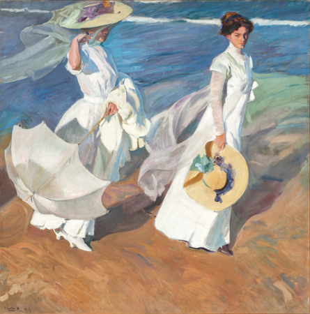 Paseo a la orilla del mar, 1909, Fundación Museo Sorolla, ©Joaquín Cortés