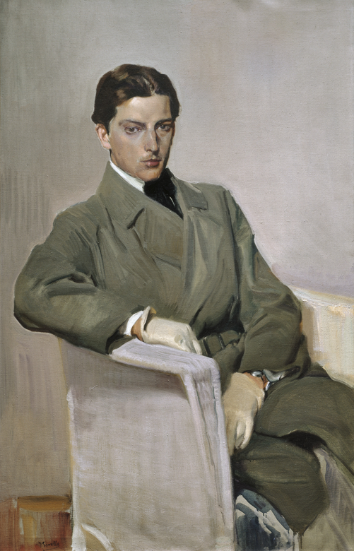 Imagen sobre: Joaquín Sorolla García sentado