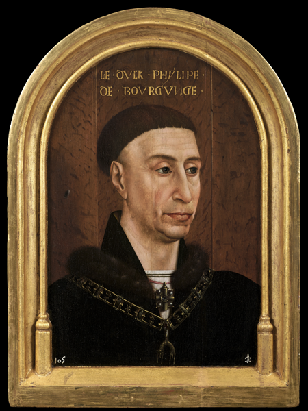 Imagen sobre: Retrato de Felipe III, duque de Borgoña, llamado Felipe el Bueno