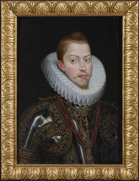 Retrato de Felipe III de busto y armado Imagen de: Retrato de Felipe III de busto y armado