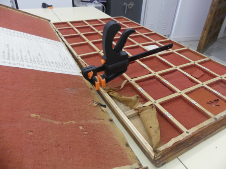 Proceso de consolidación de la madera