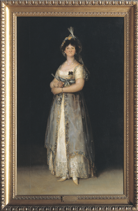 Retrato de María Luisa de Parma en traje de corte Imagen de: Retrato de María Luisa de Parma en traje de corte