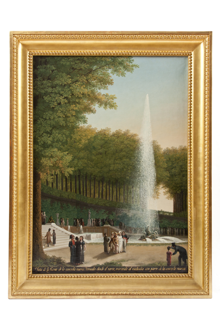 Imagen sobre: Vista de la fuente de la Cascada Nueva