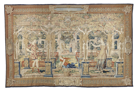 Vertumno transformado en agricultor