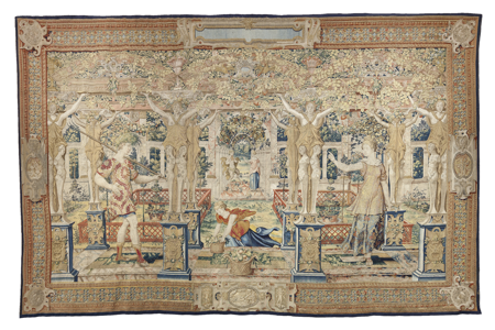 Imagen sobre: Vertumno transformado en agricultor