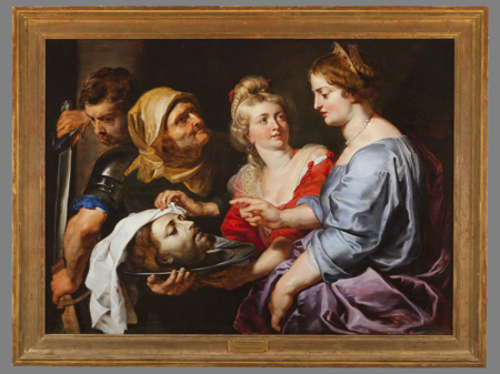 Imagen sobre: Herodías y Salomé con la cabeza del Bautista