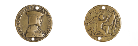 Imagen sobre: Victoria augurando un feliz reinado a Carlos I