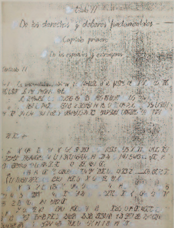 José Luis Alexanco. Sustitución de signos, 1978