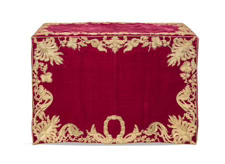 Table cover, Juan López de Robredo, 1794, inv. 10199889, Patrimonio Nacional. Photo: Cuauhtli Gutiérrez