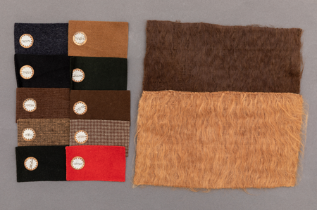 Fabric samples for clothing for the king, the prince and the infantas, requested from French suppliers by Maria Luisa of Parma, 1786, inv. 10141994, Patrimonio Nacional. Photo: Francisco Jaén