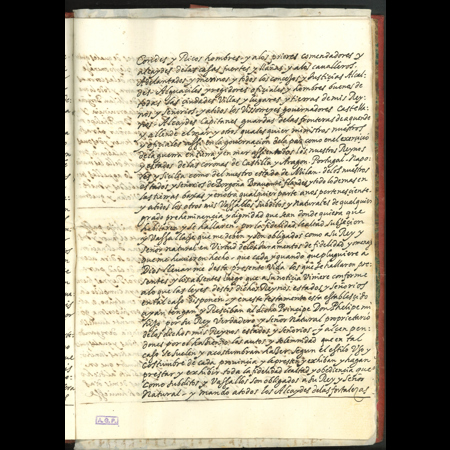 Testamento original del rey Felipe II