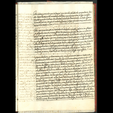 Testamento original del rey Felipe II