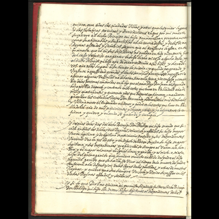 Testamento original del rey Felipe II