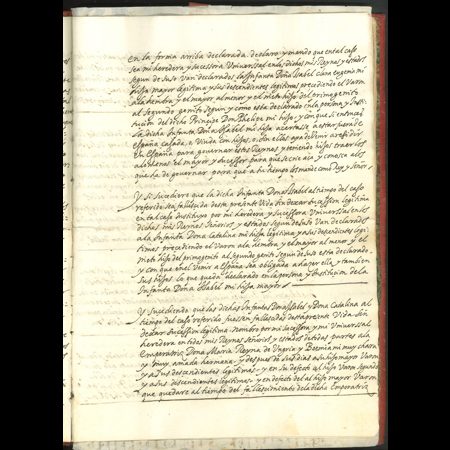 Testamento original del rey Felipe II