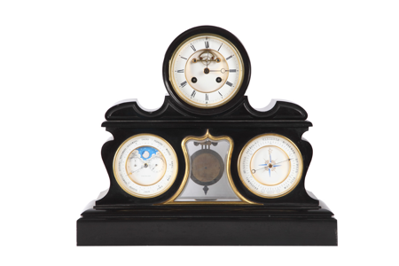 Reloj de sobremesa, Achille Brocot y Jean Battista Delettrez, h. 1855, inv. 10012728, Patrimonio Nacional