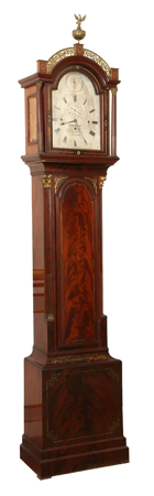 Reloj de caja alta, Santiago James Moore French, tercer cuarto del siglo XIX, inv. 10028605, Patrimonio Nacional