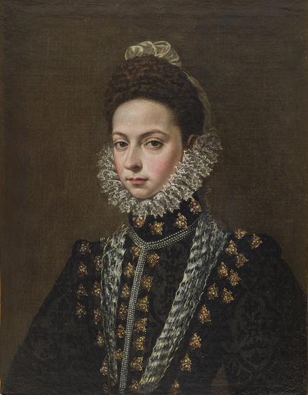 Catalina Micaela, Alonso Sánchez Coello (atrib.), h. 1585, Nº inv. 10247204, Patrimonio Nacional, Foto: Mario Sedeño