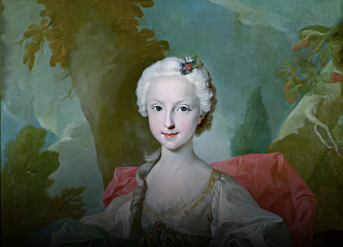 Imagen sobre: Retratos de las infantas María Teresa y María Antonia Fernanda de Borbón