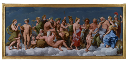 El banquete de los dioses, Pablo Pernicharo, h. 1730-1736, Nº inv. 10025835, Patrimonio Nacional