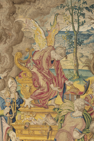 Detalle del carro de Avaricia, Pieter Coecke van Aelst, Bruselas, Brabante, h. 1545, Nº inv. 10004065, Patrimonio Nacional, Foto: Mario Sedeño