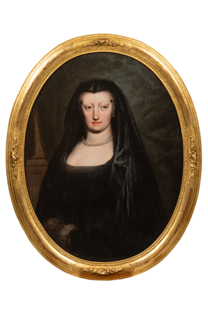 Retrato de la reina Mariana de Neoburgo como viuda, Jan van Kessel el joven, h. 1701-1706, Nº inv. 10247142, Patrimonio Nacional, Foto: Héctor Pérez