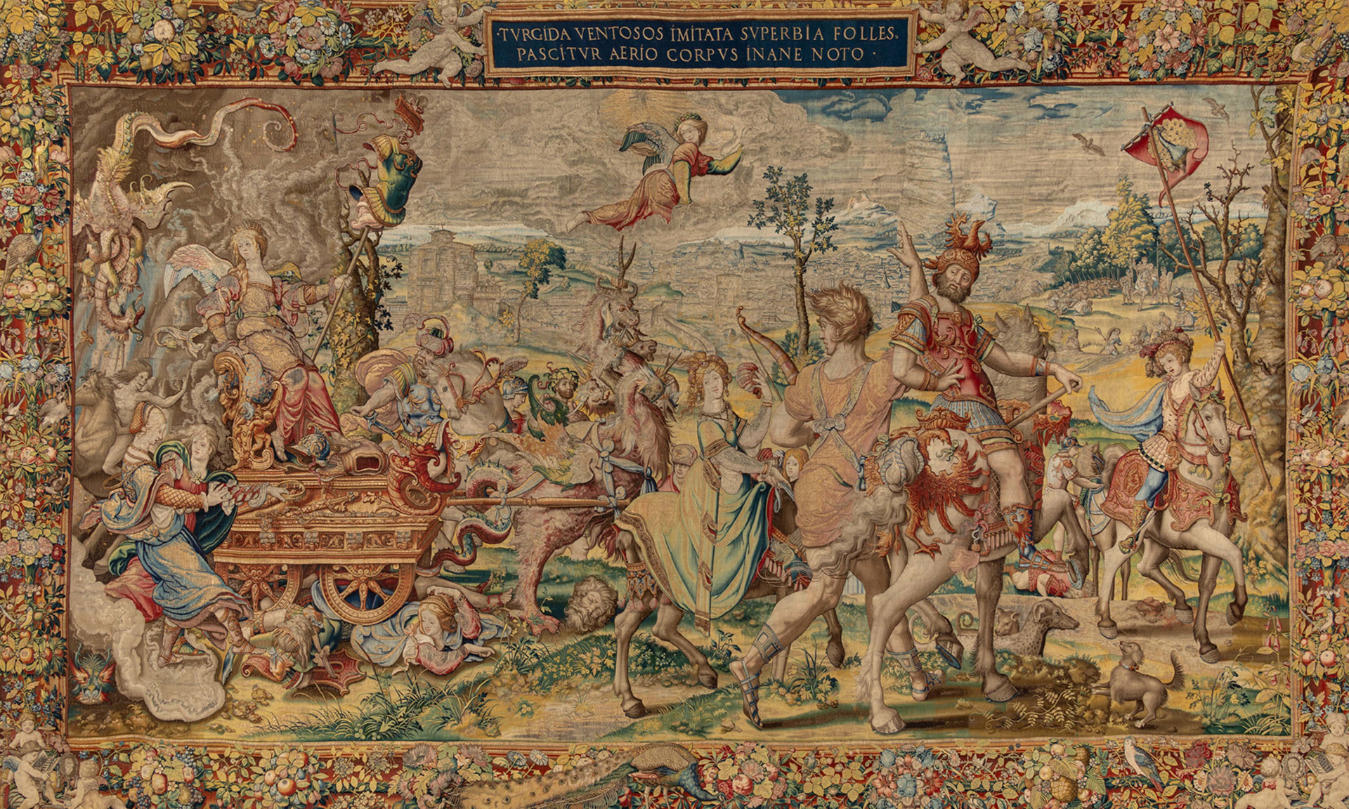 Imagen sobre: Iconografía del mal. Tapices de los pecados capitales