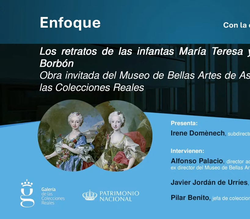 Los retratos de las Infantas María Teresa y María Fernanda de Borbón