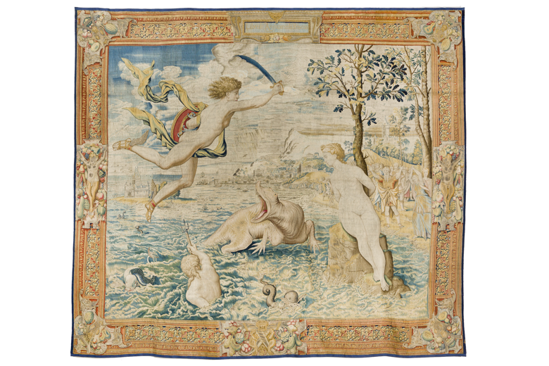 Perseo libera a Andrómeda