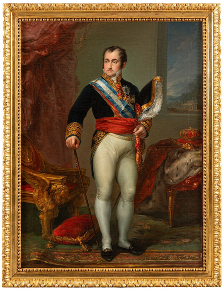 Fernando VII con uniforme de capitán general, Vicente López y Portaña, óleo sobre lienzo, 1823-1825, 10247209, Patrimonio Nacional. Foto: Héctor Pérez