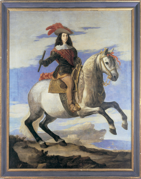 Imagen sobre: Retrato de don Juan José de Austria a caballo