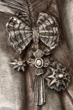 Detalle de la condecoración de la Real orden de Nuestra Señora de Vila Viçosa de la figura de la reina Isabel II, Nº Inv. 10090832, Patrimonio Nacional, Foto: Mario Sedeño