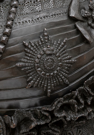 Detalle de la placa de la Gran Cruz de la orden rusa de Santa Catalina de la figura de la reina Isabel II, Nº Inv. 10061218, Patrimonio Nacional, Foto: Héctor Pérez