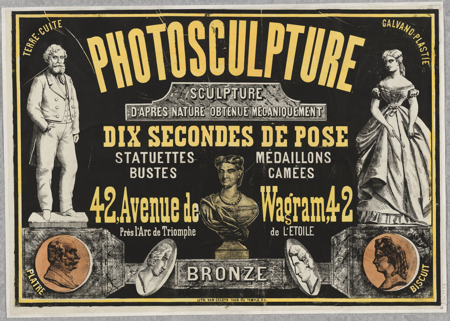 Anuncio «Dix secondes de pose», h. 1863 © Bibliothèque Nationale de France