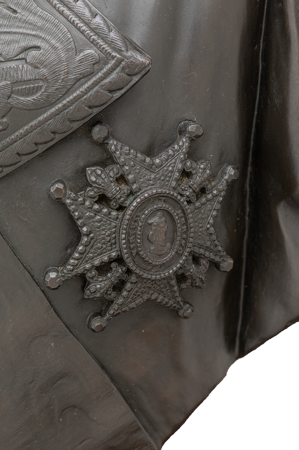 Detalle de la condecoración de la placa de la orden de Carlos III de la figura del rey don Francisco de Asís, Nº inv. 10061217, Patrimonio Nacional. Foto: Héctor Pérez