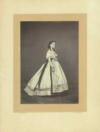La infanta Isabel Francisca de Borbón, "la Chata", Jean Laurent, h. 1863, Nº Inv. 10172875, Archivo General de Palacio, Patrimonio Nacional