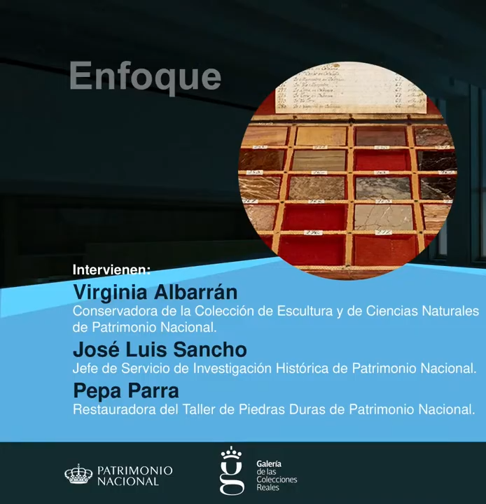 Imagen sobre: Enfoque | Su majestad escoja: El muestrario de rocas ornamentales del Palacio Real de Madrid