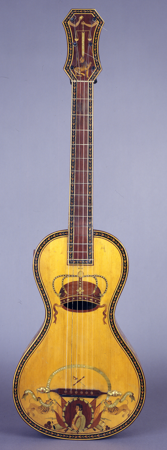 Guitarra, Juan Riudavets, 1818, Nº inv. 10011903, Patrimonio Nacional