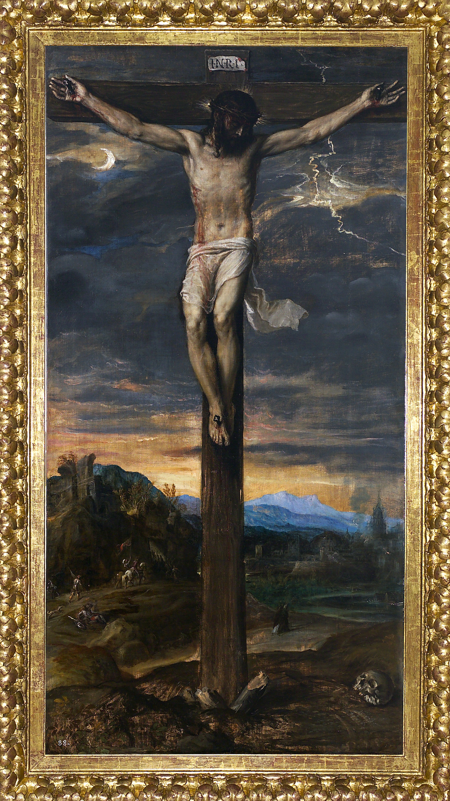 Imagen sobre: Cristo crucificado