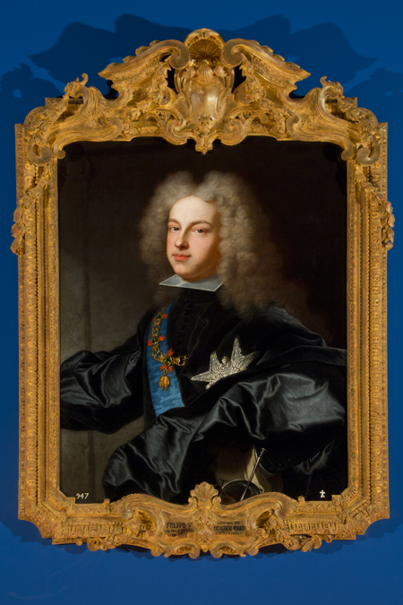 Imagen sobre: Retrato de Felipe V en traje español
