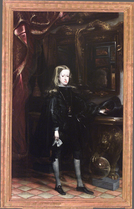 Imagen sobre: Retrato de Carlos II adolescente