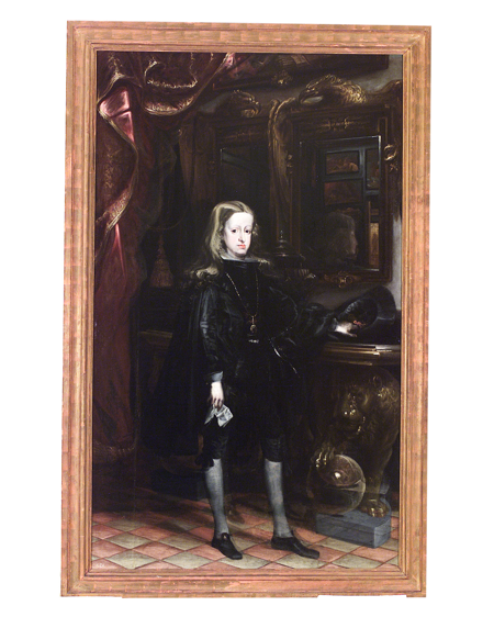 Retrato de Carlos II adolescente Imagen de: Retrato de Carlos II adolescente