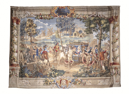 Imagen sobre: Desafío al vizcaíno y aventura de los molinos